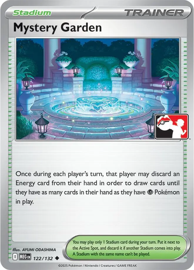Mystery Garden #122/132 S8 Holo — Play! Pokémon Prize Pack Series