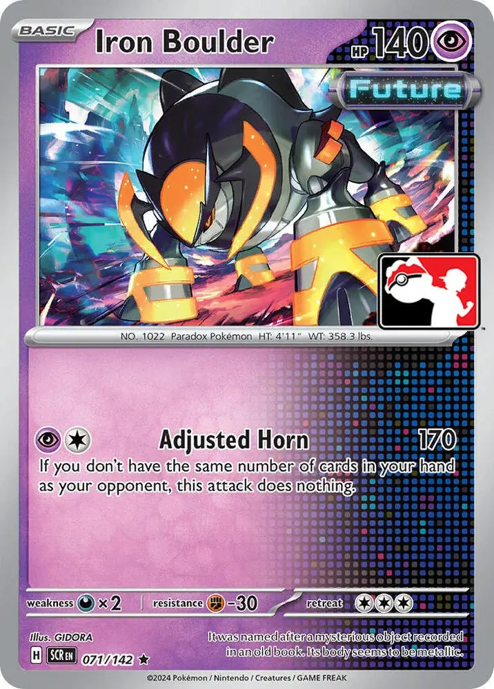 Iron Boulder #071/142 S6 — Play! Pokémon Prize Pack Series