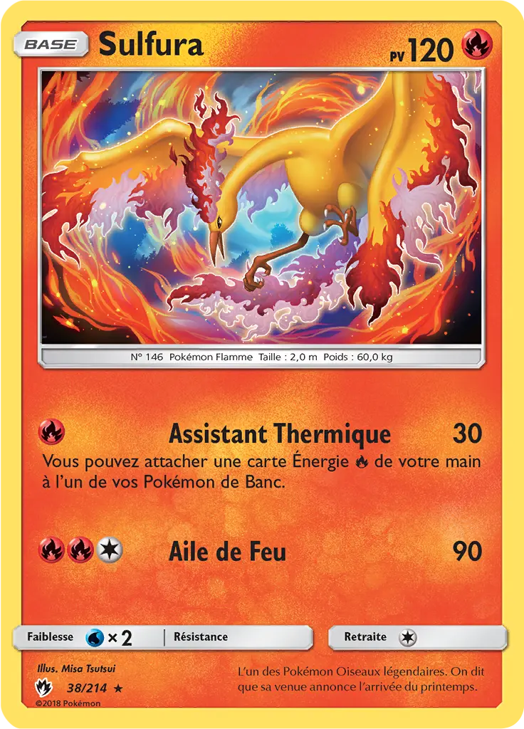Carte Pokémon Sulfura #038 Cracked Ice — Tonnerre Perdu