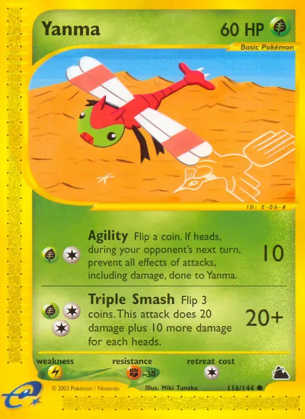 Carte Pokémon Yanma #116 — Skyridge