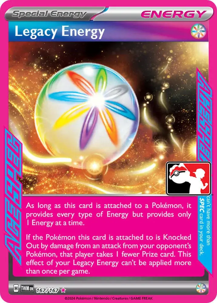 Legacy Energy #167/167 S6 — Play! Pokémon Prize Pack Series