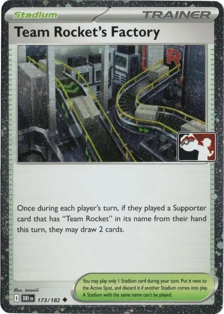 Team Rocket's Factory #173/182 S8 — Play! Pokémon Prize Pack Series