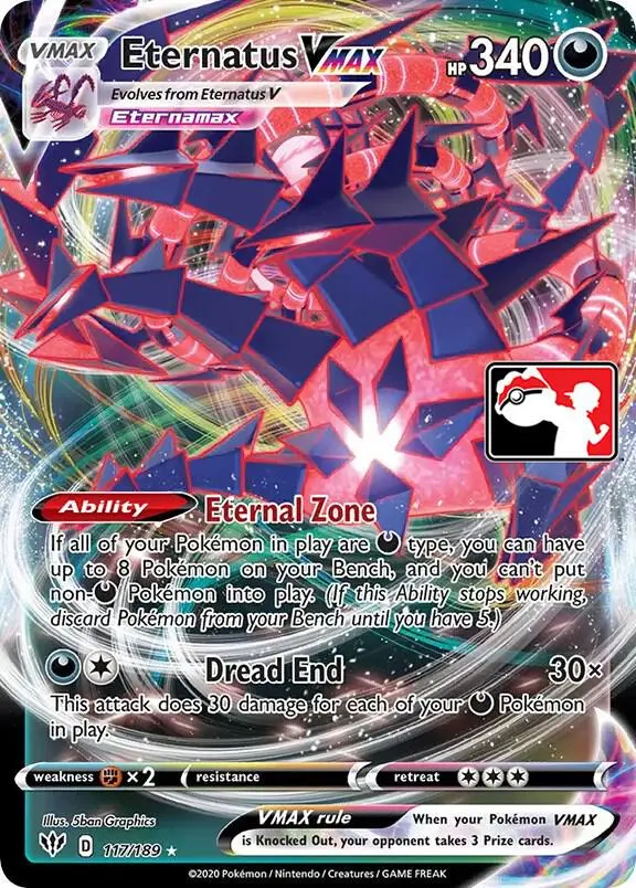 Eternatus VMAX #117/189 S1 — Play! Pokémon Prize Pack Series