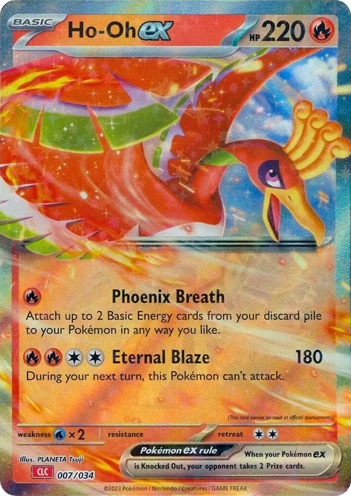 Carte Pokémon Ho-oh ex #007 — Deck Dracaufeu & Ho-Oh-ex