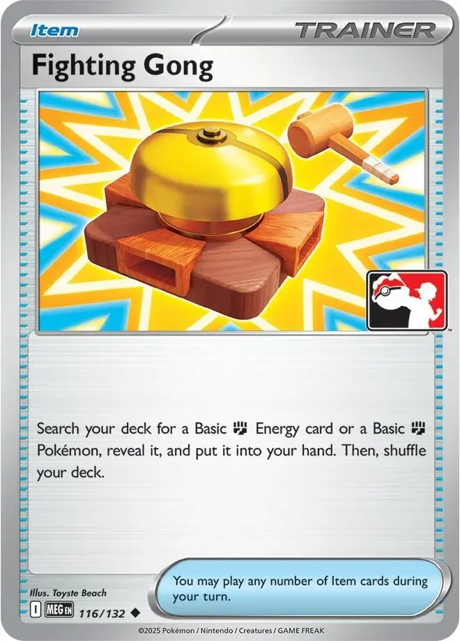 Fighting Gong #116/132 S8 — Play! Pokémon Prize Pack Series