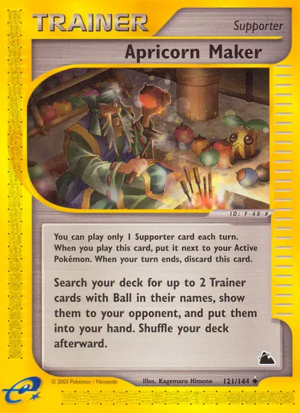 Carte Pokémon Apricorn Maker #121 — Skyridge