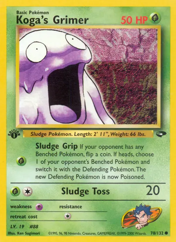Carte Pokémon Koga's Tadmorv #78 — Gym Challenge