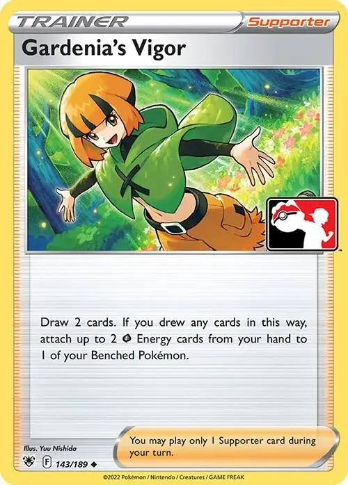 Gardenia's Vigor #143/189 S3 — Play! Pokémon Prize Pack Series
