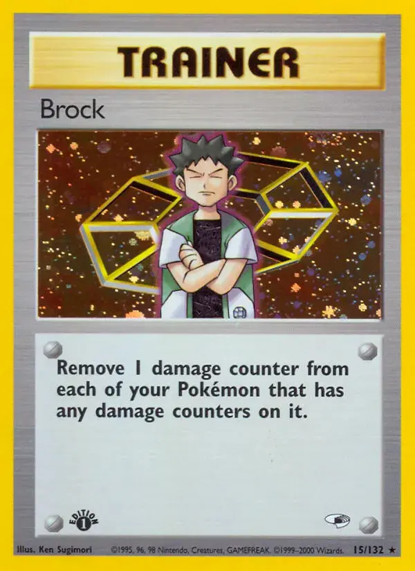 Carte Pokémon Brock #15 — Gym Heroes