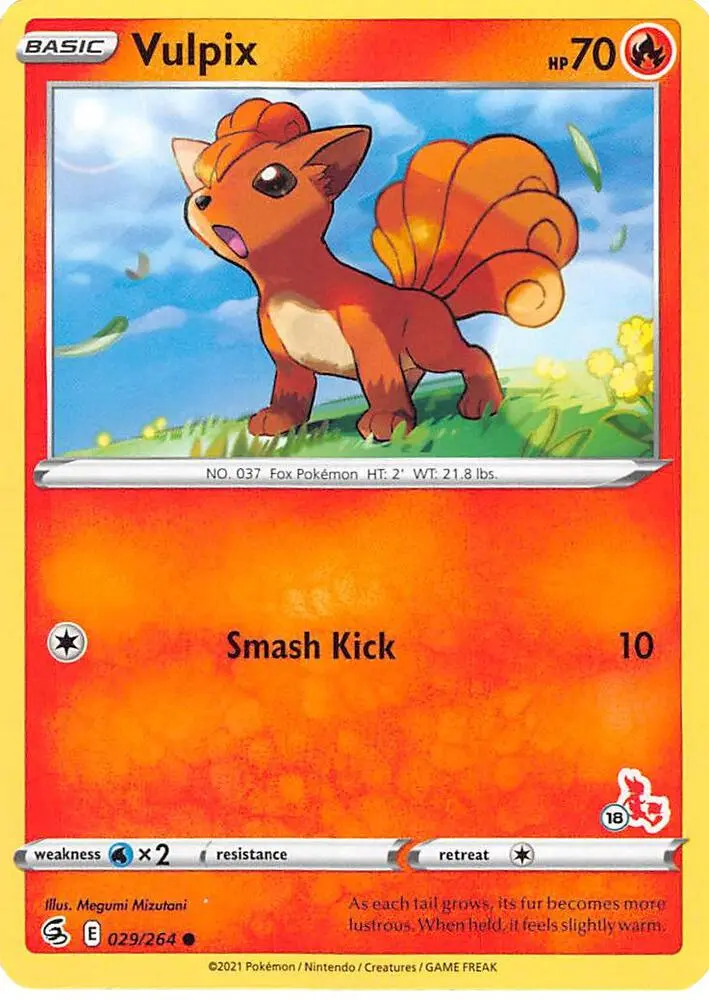 Carte Pokémon Goupix #Cinderace 18 — Académie de Combat 2022