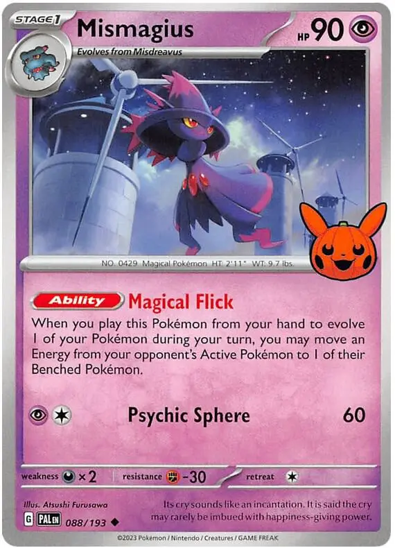 Carte Pokémon Mismagius #088 — Trick or Trade BOOster Bundle 2023