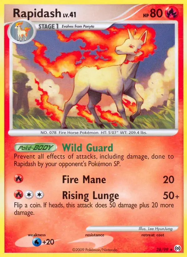 Carte Pokémon Galopa #28 — Arceus