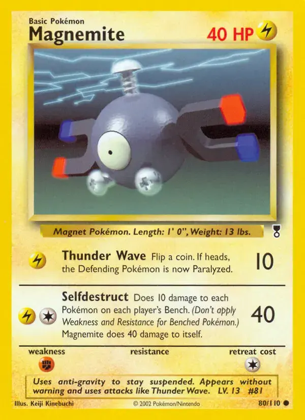 Carte Pokémon Magnéti #80 — Legendary Collection