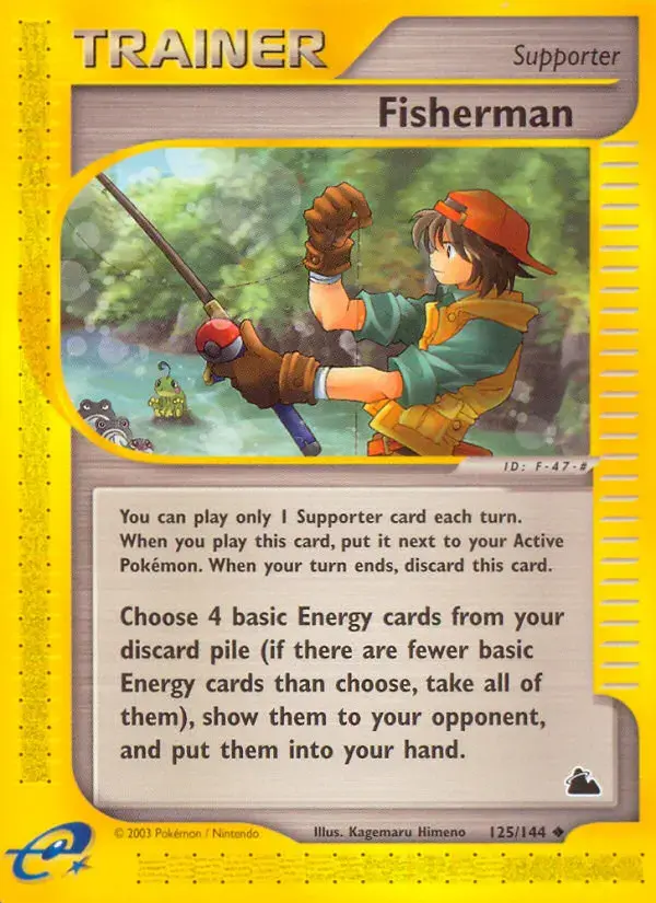 Carte Pokémon Fisherman #125 — Skyridge
