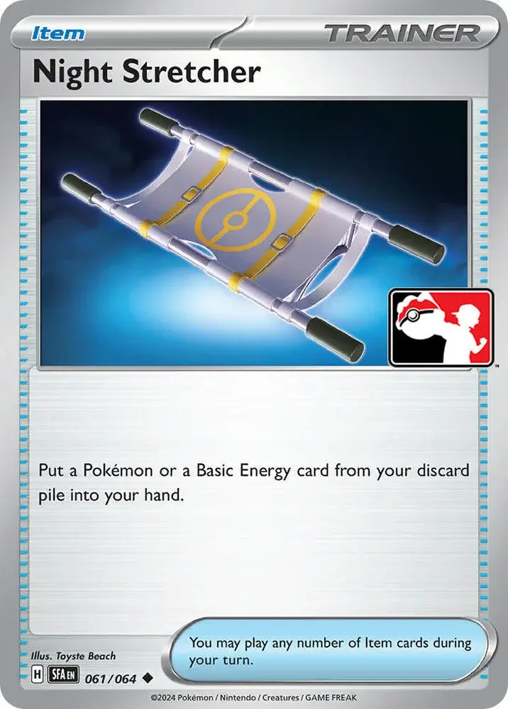 Night Stretcher #061/064 S6 Holo — Play! Pokémon Prize Pack Series