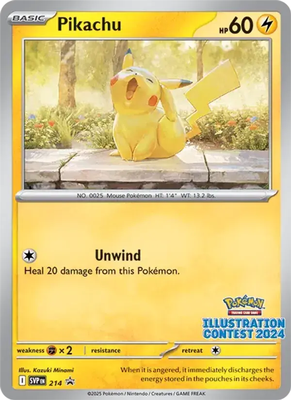 Carte Pokémon Pikachu #214 — Promos Écarlate et Violet