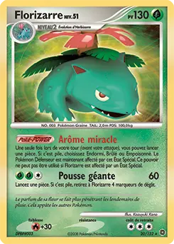 Carte Pokémon Florizarre #020 Non Holo — Merveilles Secrètes
