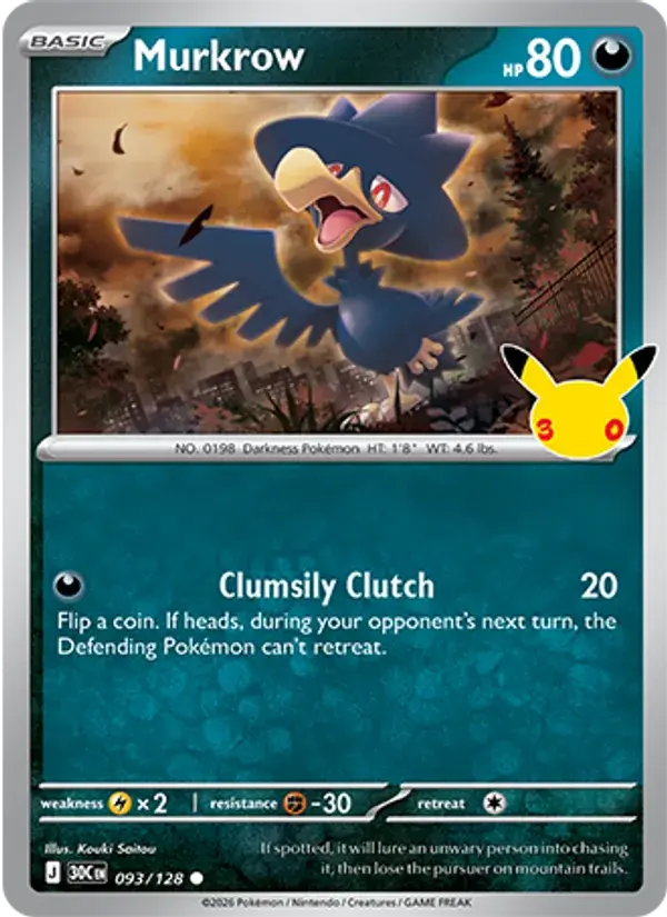 Murkrow #093 — 30th Celebration