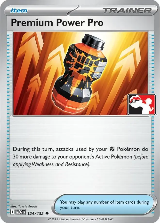 Premium Power Pro #124/132 S8 — Play! Pokémon Prize Pack Series
