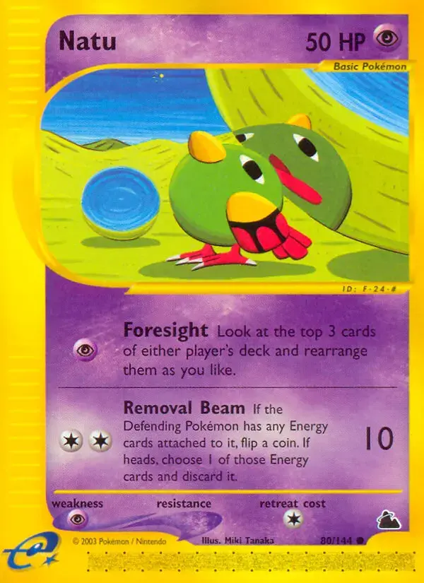 Carte Pokémon Natu #80 — Skyridge