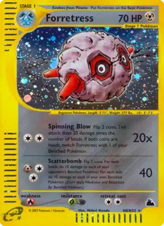 Carte Pokémon Foretress #H8 — Skyridge