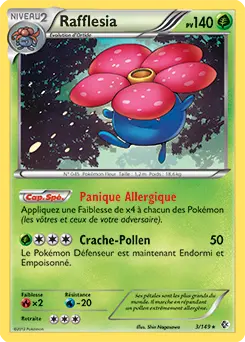 Carte Pokémon Rafflesia #003 Non Holo — Frontières Franchies