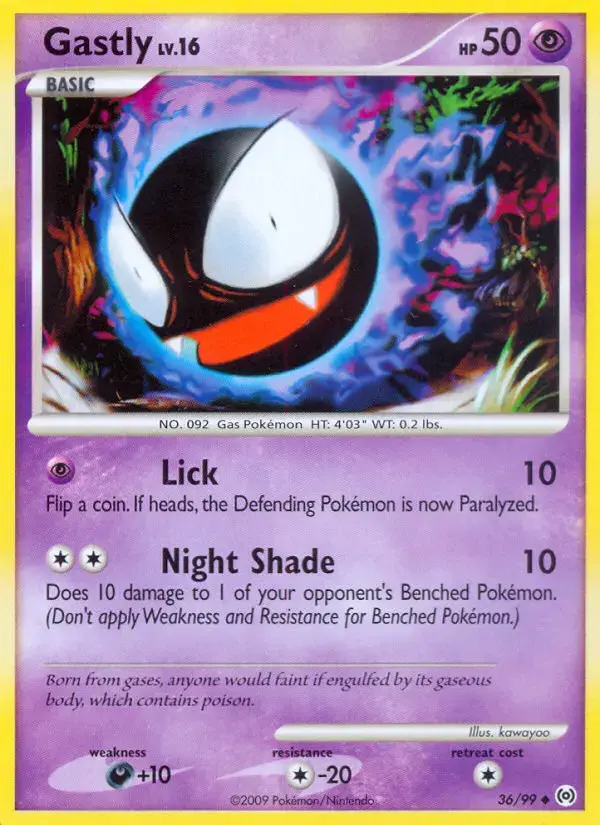 Carte Pokémon Fantominus #36 — Arceus
