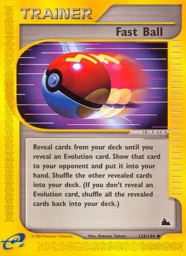 Carte Pokémon Fast Ball #124 — Skyridge