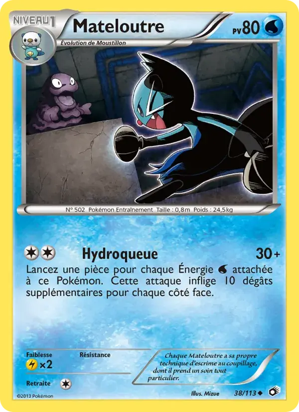 Carte Pokémon Mateloutre #38 — Trésors Légendaires