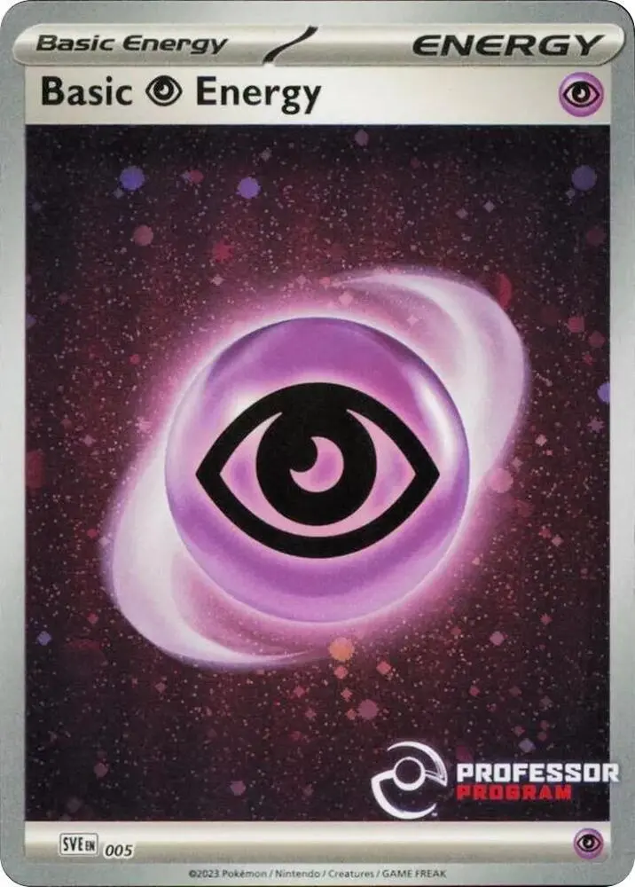 Carte Pokémon Psychic Energy #005 — Professor Program Promos