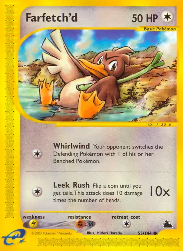 Carte Pokémon Farfetch'd #55 — Skyridge