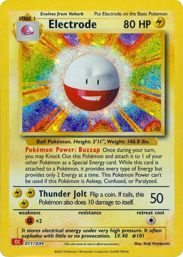 Carte Pokémon Electrode #011 — Deck Dracaufeu & Ho-Oh-ex