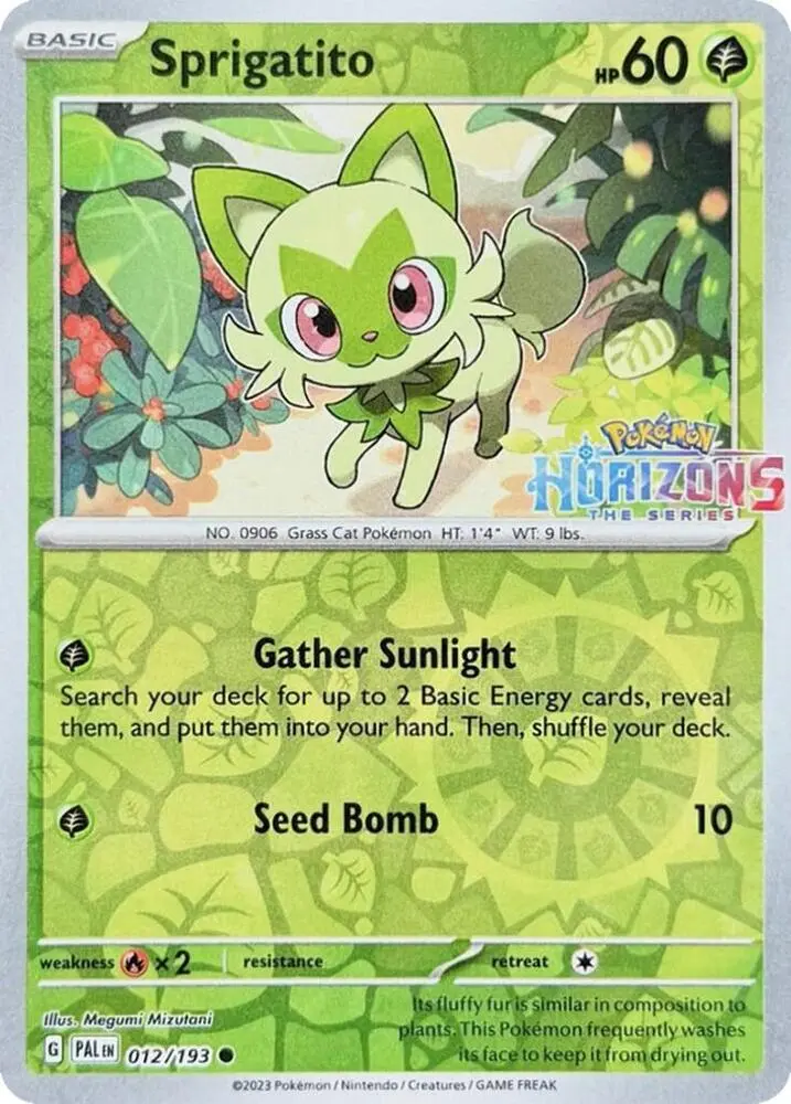Carte Pokémon Poussacha #012 Stamp — Évolutions à Paldea