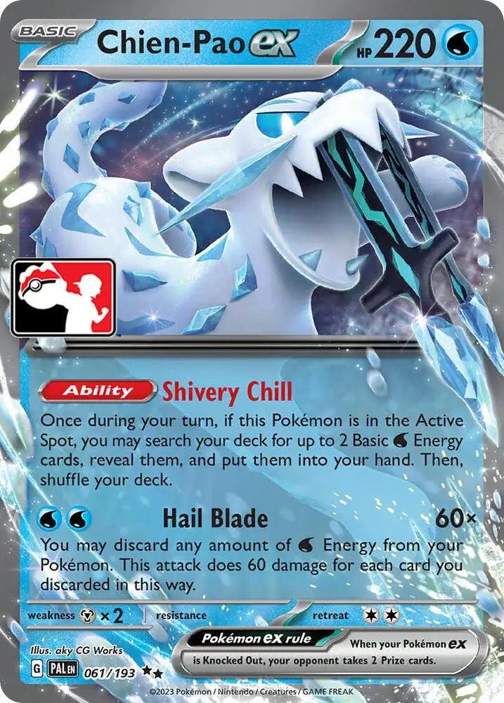 Chien-Pao ex #061/193 S4 — Play! Pokémon Prize Pack Series