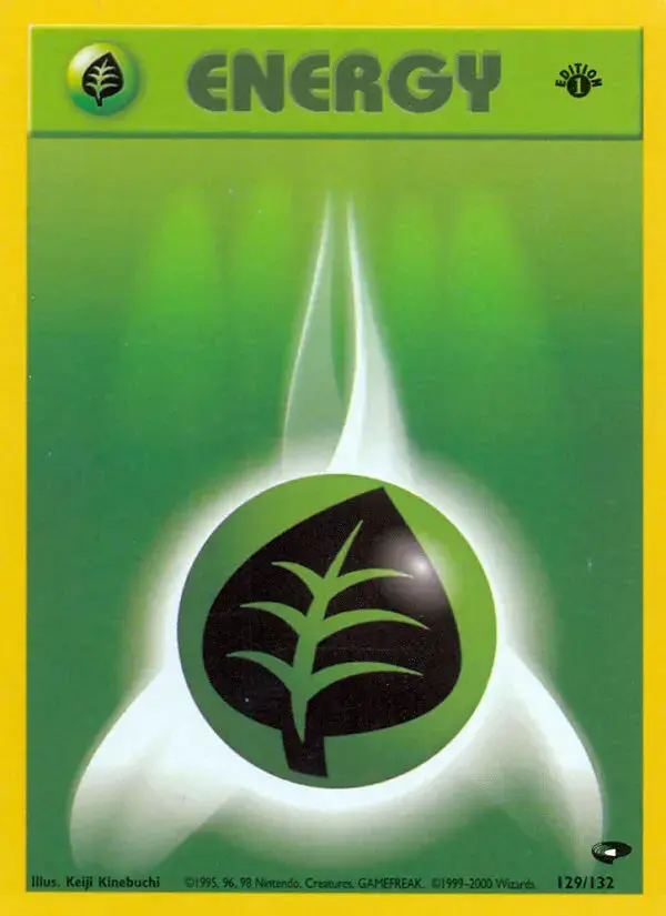 Carte Pokémon Énergie Plante #129 — Gym Challenge