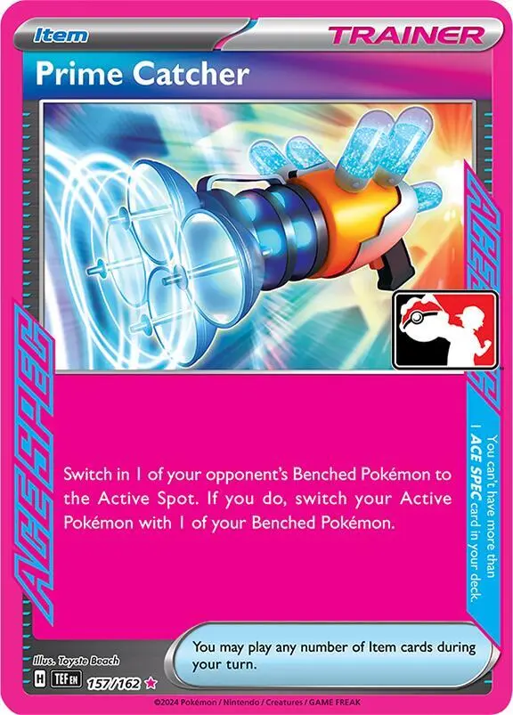 Prime Catcher #157/162 S5 — Play! Pokémon Prize Pack Series