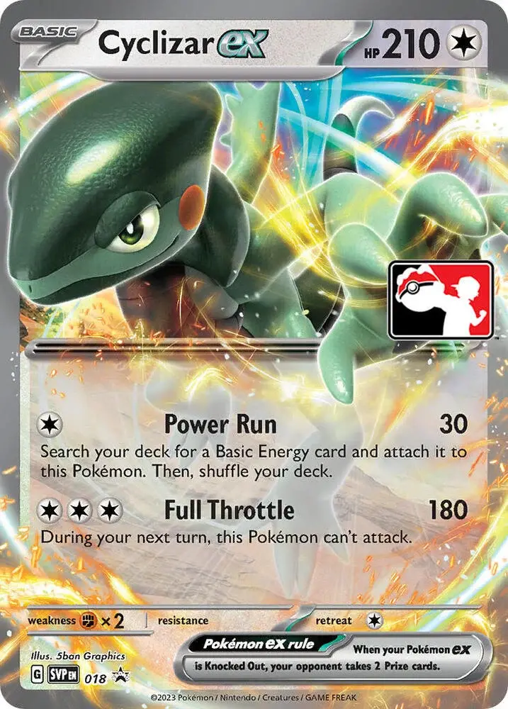 Cyclizar ex #018 S3 — Play! Pokémon Prize Pack Series