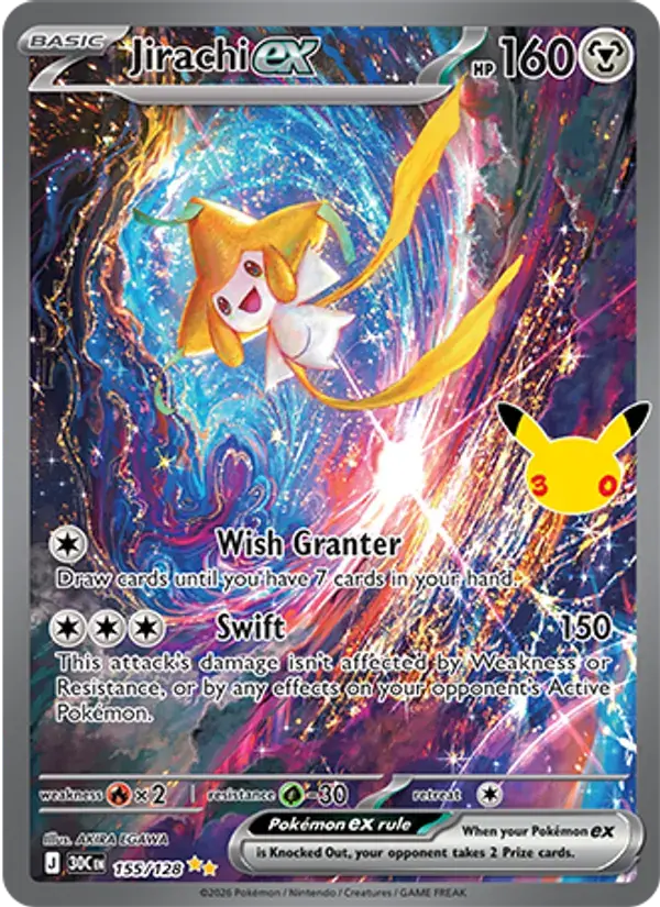 Jirachi ex #155 — 30th Celebration