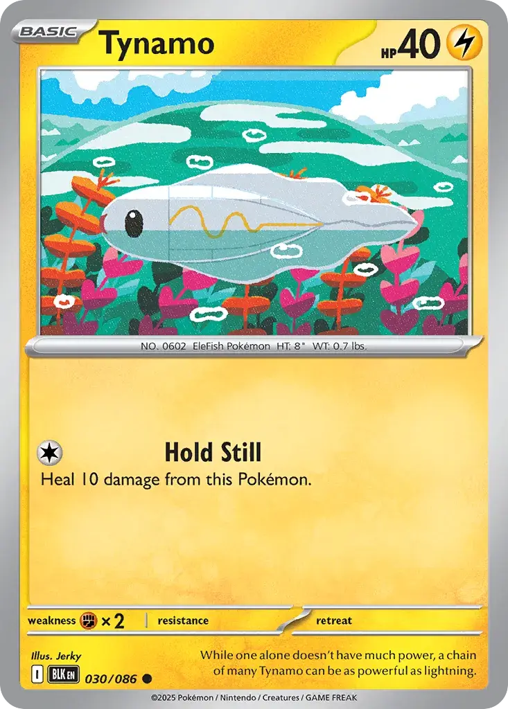 Tynamo #030/086 S9 — Play! Pokémon Prize Pack Series