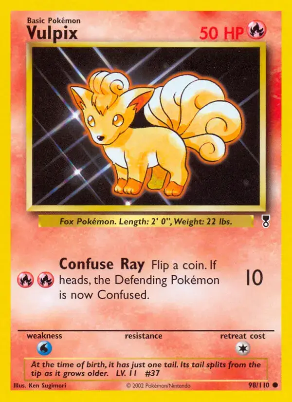 Carte Pokémon Goupix #98 — Legendary Collection