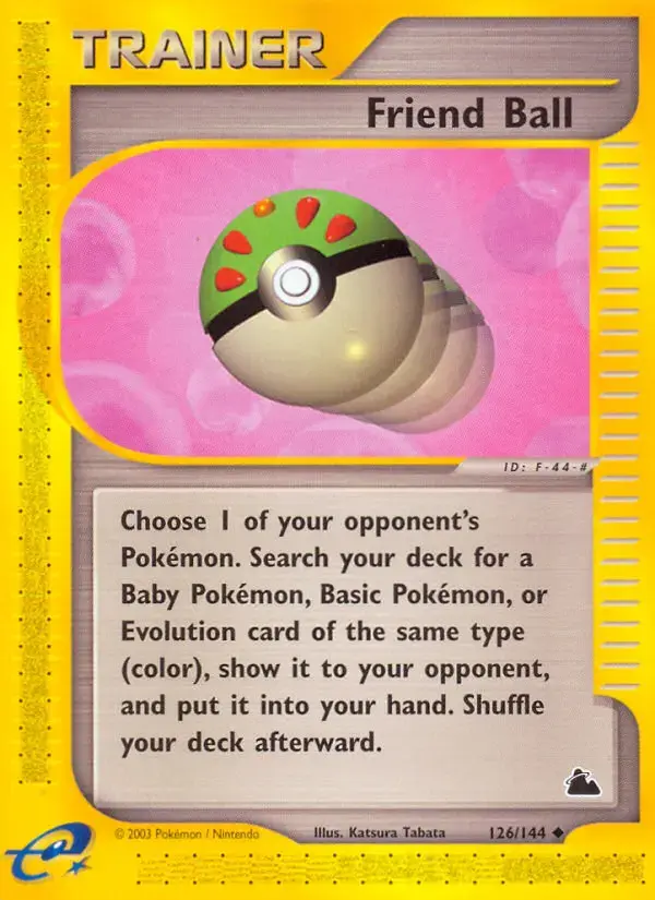 Carte Pokémon Friend Ball #126 — Skyridge