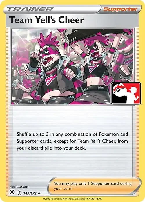 Team Yell's Cheer #149/172 S2 — Play! Pokémon Prize Pack Series