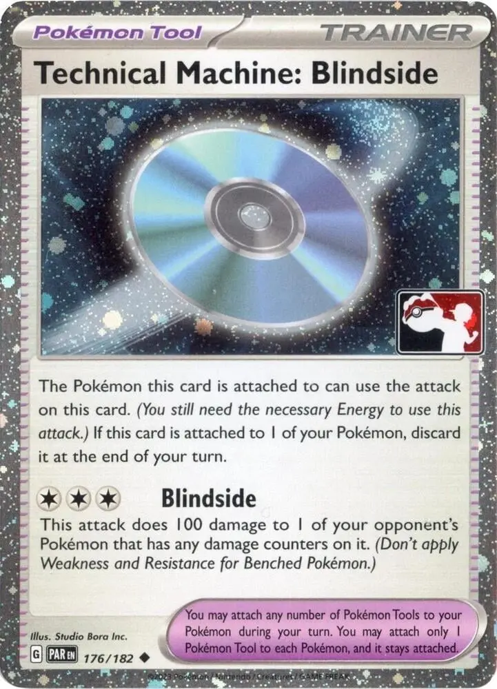 Technical Machine: Blindside #176/182 S6 — Play! Pokémon Prize Pack Series