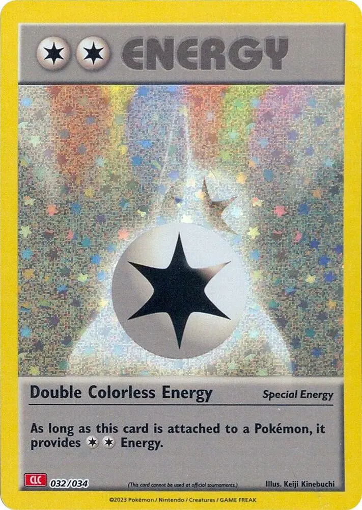 Carte Pokémon Double Colorless Energy #032 — Deck Dracaufeu & Ho-Oh-ex