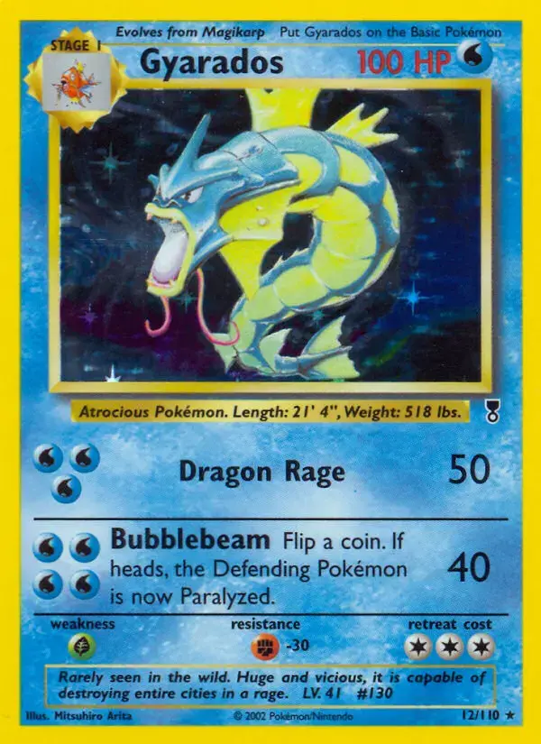 Carte Pokémon Léviator #12 — Legendary Collection