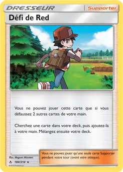 Carte Pokémon Défi de Red #184 Non Holo — Alliance Infaillible