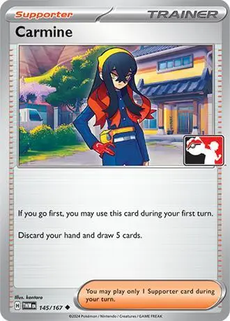 Carmine #145/167 S6 — Play! Pokémon Prize Pack Series