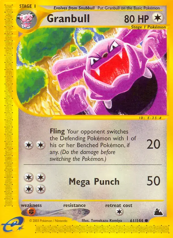 Carte Pokémon Granbull #61 — Skyridge