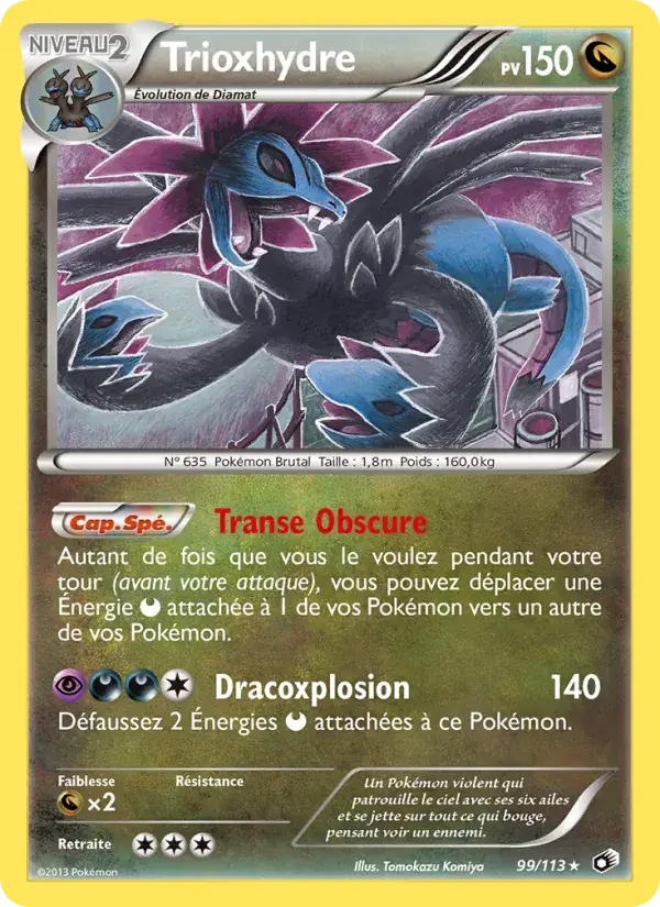 Carte Pokémon Trioxhydre #99 — Trésors Légendaires