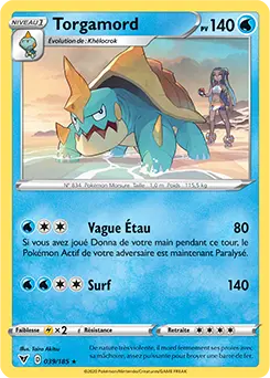 Carte Pokémon Torgamord #039 Cracked Ice — Voltage Éclatant